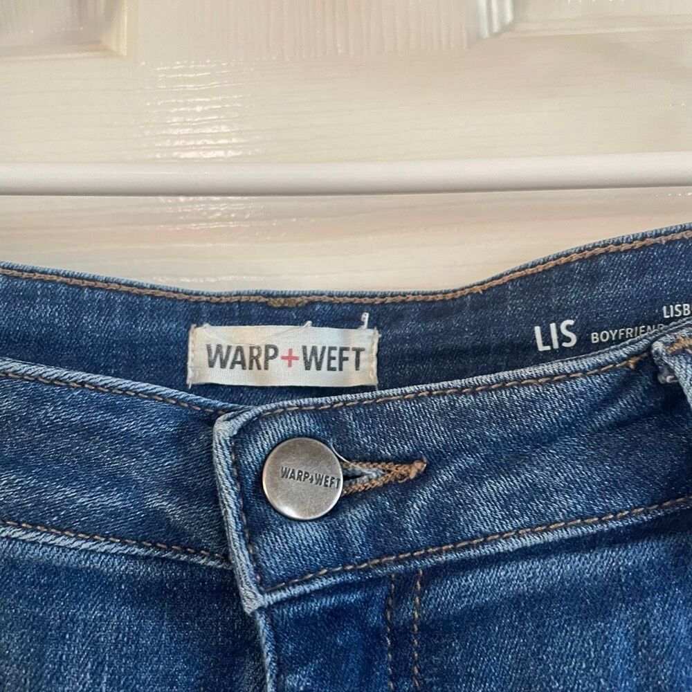 Warp + Weft 16W Plus Size Denim Jean Lisbon Boyfriend Short - Picture 3 of 10